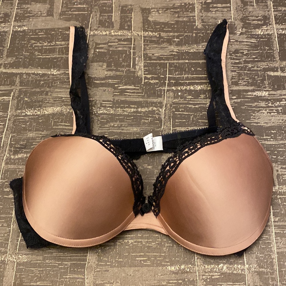 34c padded underwire gold bra